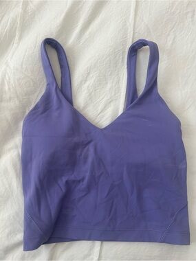 Lululemon Purple V-Neck Bralette Tank - Women